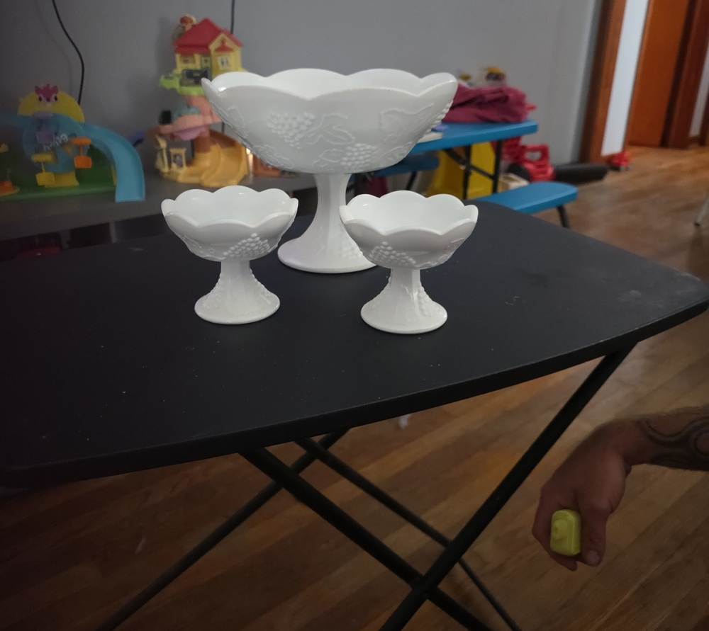 Antique Milk Glass